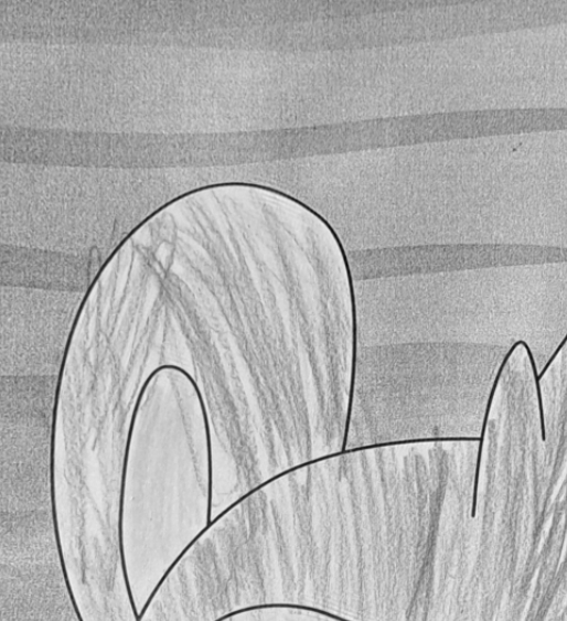 Grayscale result zoom 1